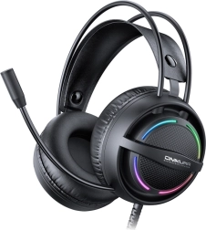 Gaming-headset onikuma x88 med rgb-belysning og mikrofon