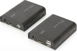 KVM forlænger (HDMI+USB) op til 120m via Cat.5e UTP eller IP, 1080p FHD 60Hz, lyd