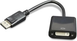 Adapter DisplayPort (M) til DVI (F) sort