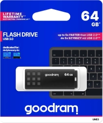 USB-flashdrev GOODRAM UME3 64 GB USB 3.0 sort