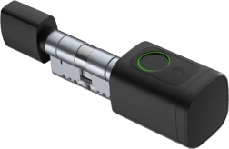 Digital cylinderindsats Avatto 100 mm sort