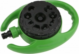 Grøn havesprinkler med 9 funktioner og regnbrusebad