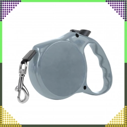 Automatisk indtrækkeligt hundesnor 5 m, grå