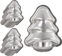 Sæt kageforme – juletræ, 20 stk.