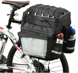 Dobbelt cykeltaske / bagagetaske til cykelbærer