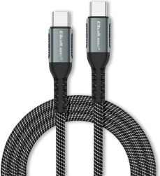 USB-C-kabel 100W med hurtigopladning og dataoverførsel, flettet nylon, 1 m