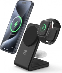 Trådløs oplader MagSpot Stand 3-i-1 med MagSafe til iPhone, Apple Watch og AirPods