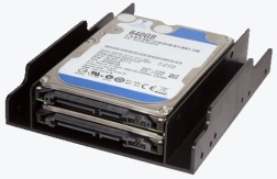 Holder til 2,5" diske i 3,5" bay, plast