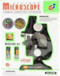 Mikroskop på batterier