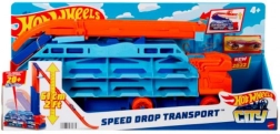 Hot Wheels City transportør 2-i-1 med episk 60 cm nedkørsel