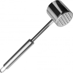 Dobbelt-sidet tenderizer i rustfrit stål LUXY 27 cm