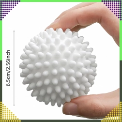 Sæt med 6 vaske- og tørrekugler til blødgøring af tøj