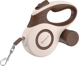 Automatisk indtrækkeligt hundesnor Rojeco 5M brun