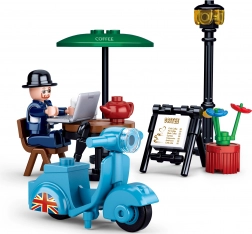 Sluban Town – scooterrytter – byggesæt