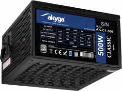 Akyga ATX strømforsyning 500 W Classic 80 PLUS