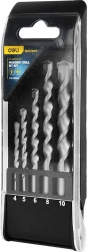 Sæt murbor Deli Tools 4–10 mm (5 stk)