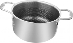 Rustfri stålkasserolle COOKCELL 26 cm, 7 l med slip-let belægning