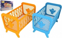 Dukkeseng i plast uden sengetøj