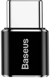 Baseus adapter micro USB til USB‑C OTG, sort