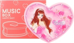 Smykkeskrin hjerte med ballerina