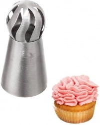 Konditor-dekorationsdyse twist i rustfrit stål