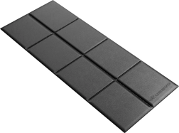 UREVO underlag til fitnessudstyr 160 × 65 cm sort