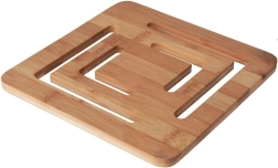 Bambus-bordskåner til gryde 20 × 20 cm