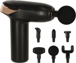 Pistolová massagepistol mini LED 6-i-1