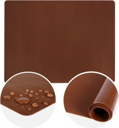 Silikone arbejdsunderlag til dej 60 × 50 cm orange