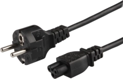 Strømkabel med kløverstik IEC C5 1,8 m – pakke med 10 stk CL-81