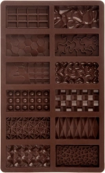 Silikoneform til chokolade 27,5 × 17 cm