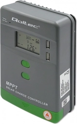 MPPT solcelleregulator til opladning 20 A 12/24 V med LCD og 2× USB
