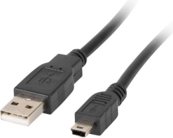 USB 2.0 mini AM-BM kabel 1,8 m sort Canon