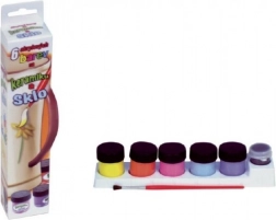 Acrylfarver til keramik, glas og sten - sæt med 6 stykker
