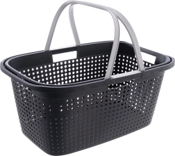 Vasketøjskurv 38 l med plastgreb