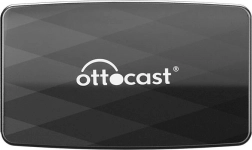 Trådløs Ottocast-adapter til CarPlay, Android Auto og AirPlay – sort
