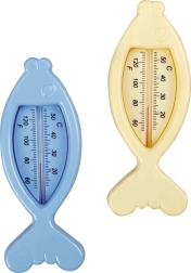 Basinflødende kviksølvfri termometer Fisk 15 × 6 cm