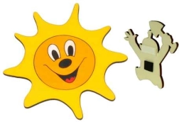 Dodo træ dekormagnet solskin