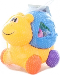 Træindsætningslegetøj snegl til børn