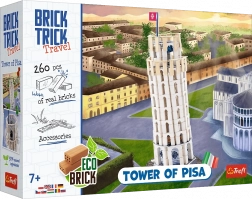 Murstenbyggesæt BRICK TRICK Travel – Det Skæve Tårn i Pisa (260 dele)