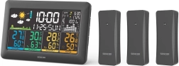 Vejrstation Sencor SWS 6300 med 3 trådløse sensorer