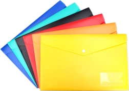 Mappe med trykknap 36 × 25,5 cm