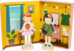 Magnetisk puslespil Petit Collage - bedste veninder