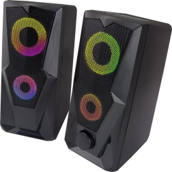 USB stereo højttalere Led Rainbow Baila