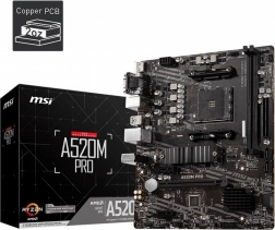 MSI A520M PRO mATX bundkort til AMD