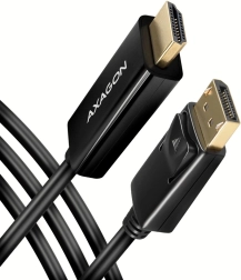 Aktiv DisplayPort til HDMI 4K/30Hz adapterkabel 1,8 m