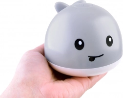 Badende hval med springvand og skiftende lys – Springvand