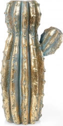 Guldvase formet som kaktus 41,5 cm