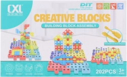 Skruedrevet plastbyggesæt 202 dele