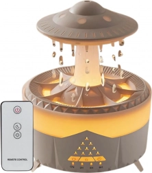 Luftfugter og aromatisk diffuser i UFO-form